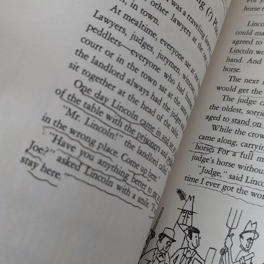 Vintage Set Of‎ 2 Lincoln Books Abraham Lincoln Joke Book/Collected Works